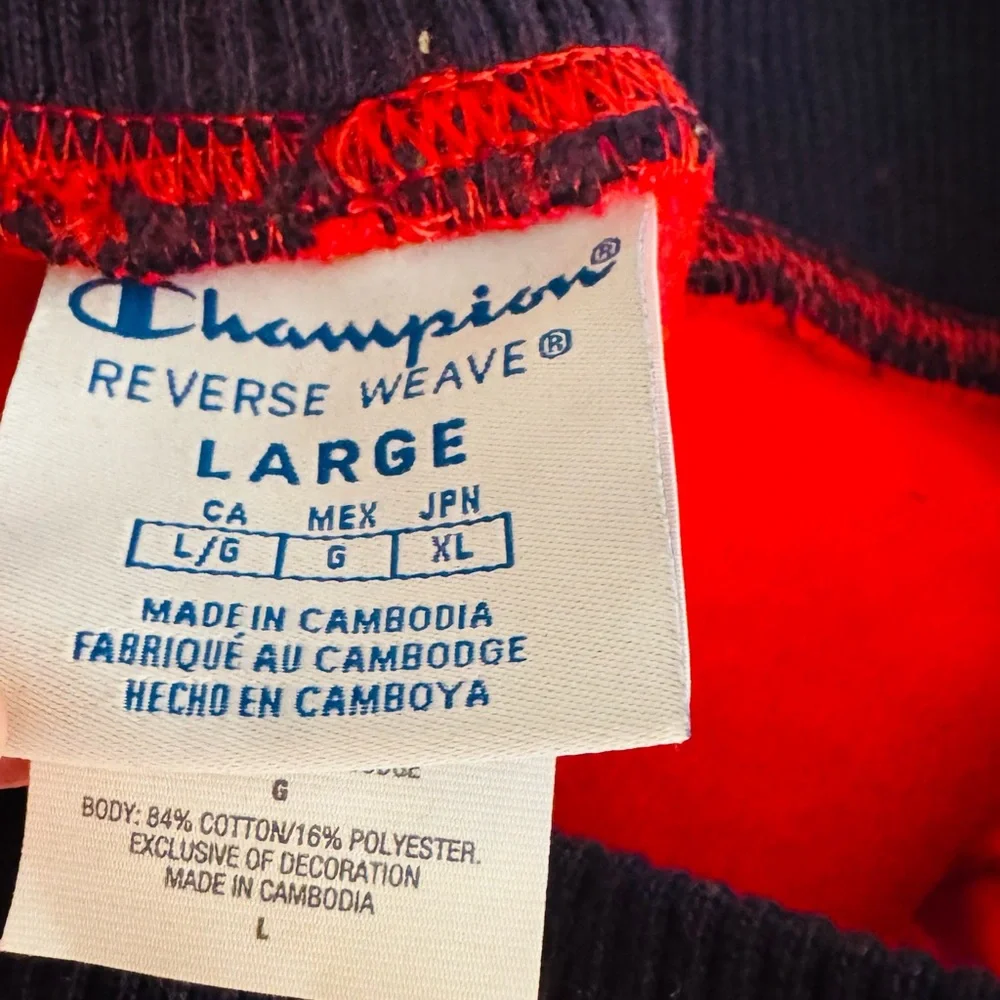 NWT Champion Reverse Weave Pant, Red Fleece, Joggers, Sweatpants, XLarge - Picture 13 of 14